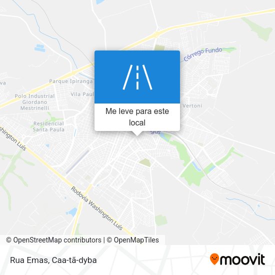 Rua Emas mapa