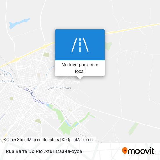 Rua Barra Do Rio Azul mapa
