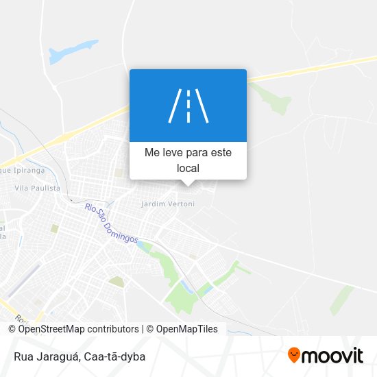 Rua Jaraguá mapa