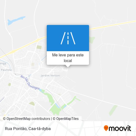 Rua Pontão mapa
