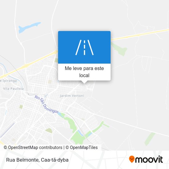 Rua Belmonte mapa