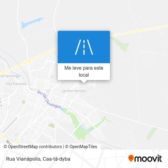 Rua Vianápolis mapa