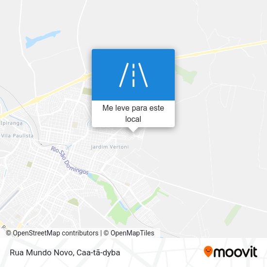 Rua Mundo Novo mapa