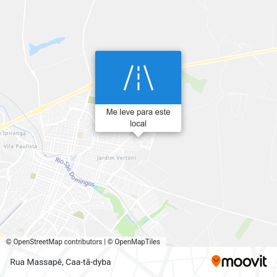 Rua Massapê mapa