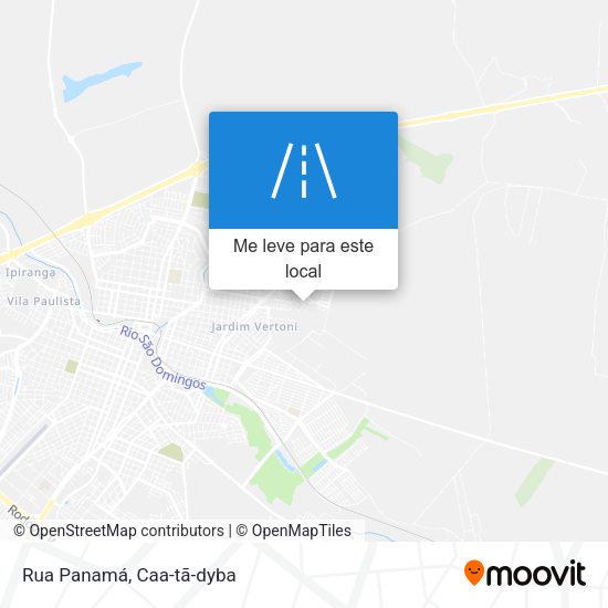 Rua Panamá mapa