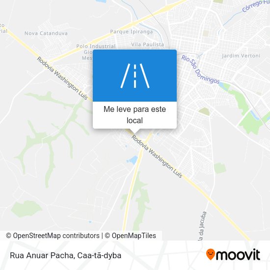 Rua Anuar Pacha mapa