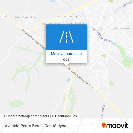 Avenida Pedro Berca mapa