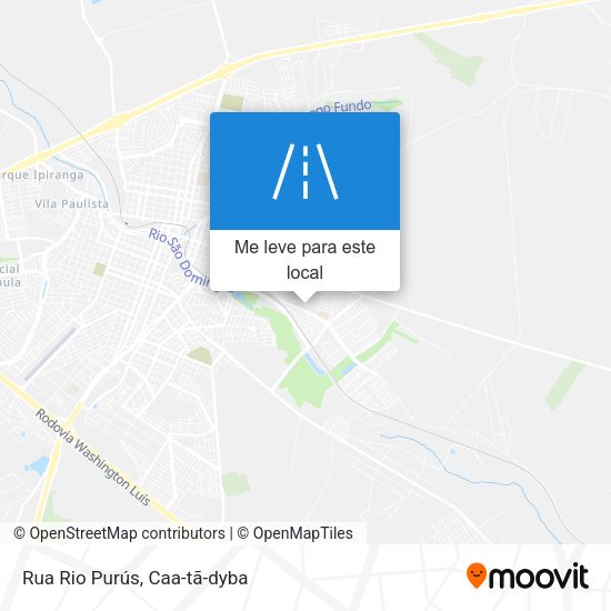 Rua Rio Purús mapa
