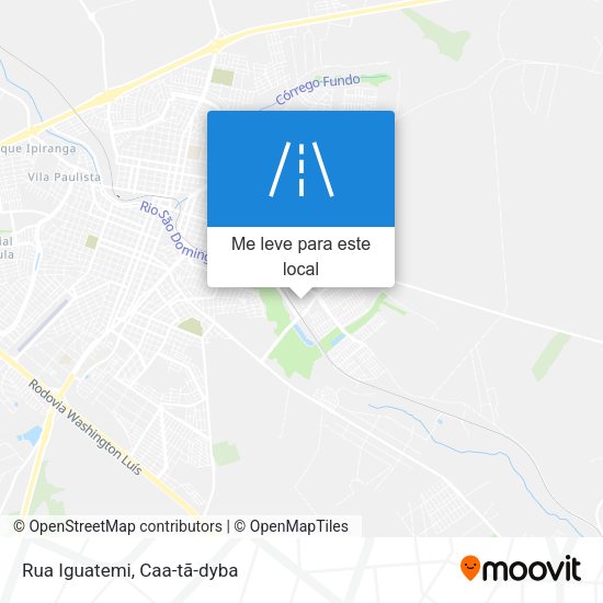 Rua Iguatemi mapa