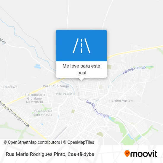 Rua Maria Rodrigues Pinto mapa