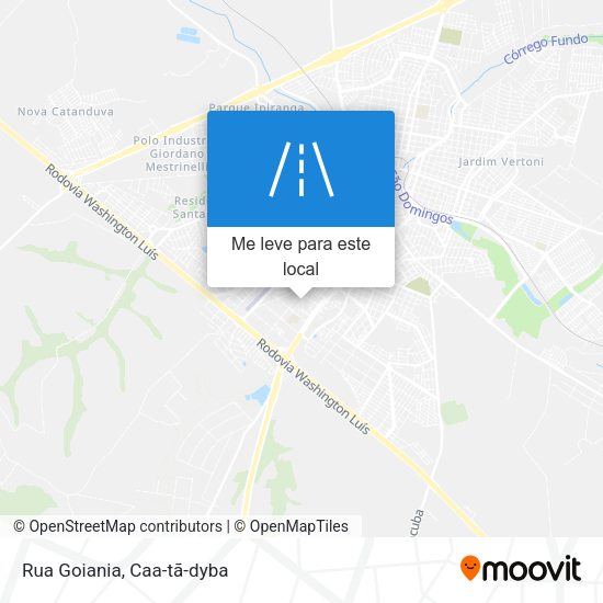 Rua Goiania mapa