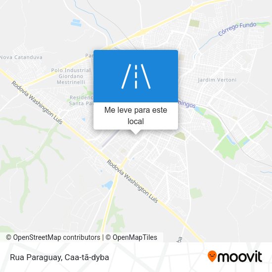 Rua Paraguay mapa
