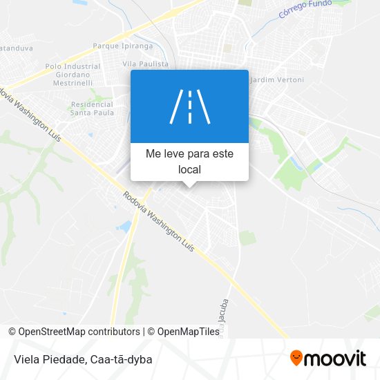 Viela Piedade mapa