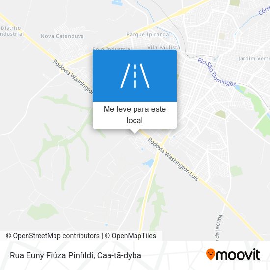 Rua Euny Fiúza Pinfildi mapa