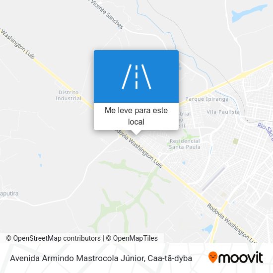 Avenida Armindo Mastrocola Júnior mapa