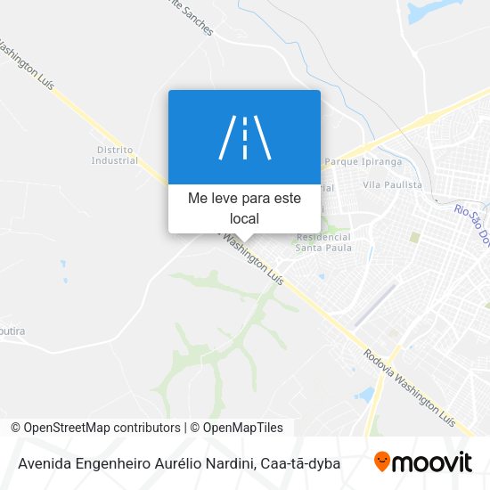 Avenida Engenheiro Aurélio Nardini mapa
