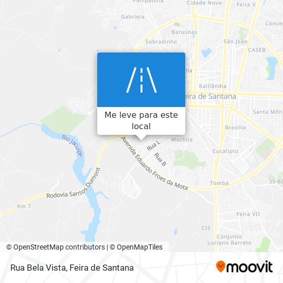 Rua Bela Vista mapa