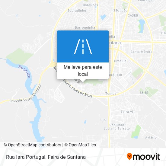 Rua Iara Portugal mapa
