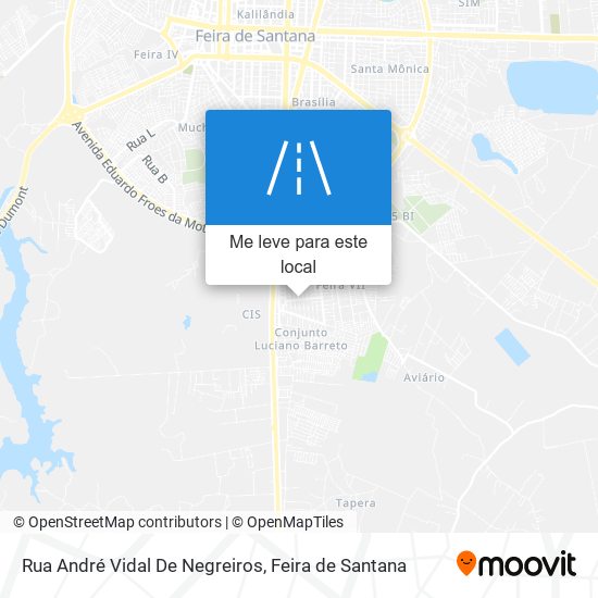 Rua André Vidal De Negreiros mapa