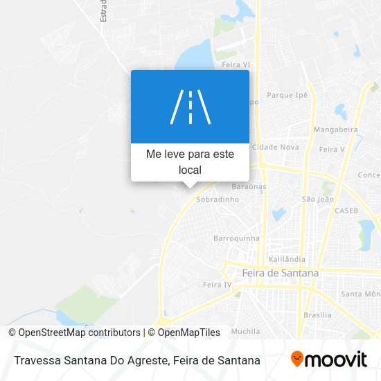 Travessa Santana Do Agreste mapa