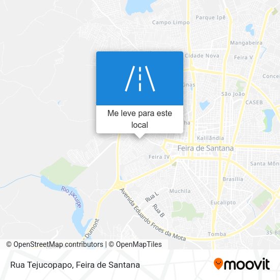 Rua Tejucopapo mapa