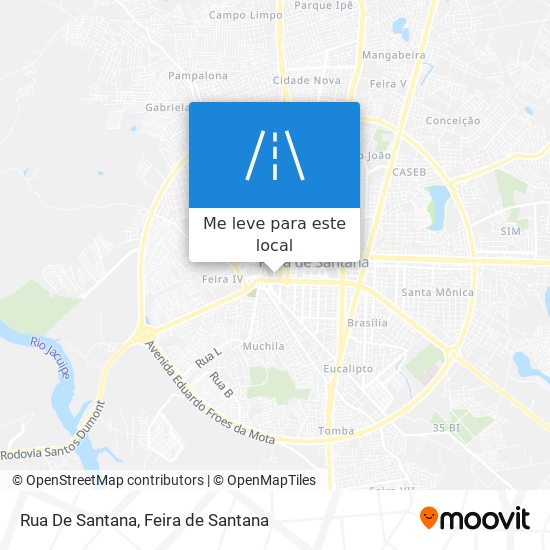 Rua De Santana mapa