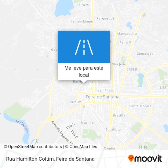 Rua Hamilton Coltim mapa