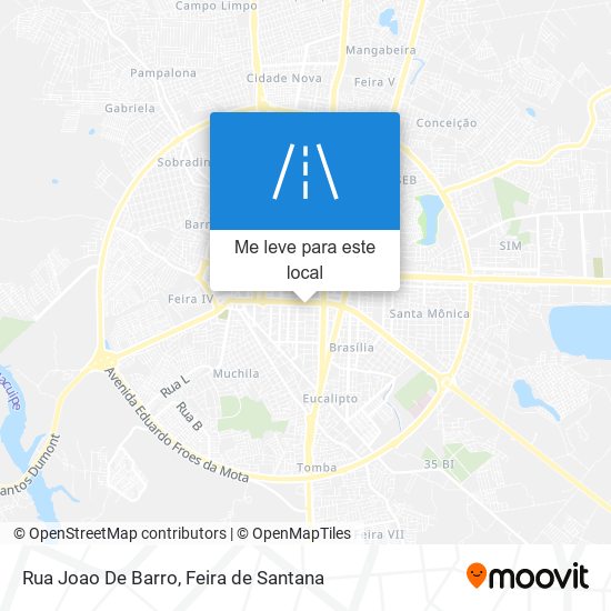 Rua Joao De Barro mapa