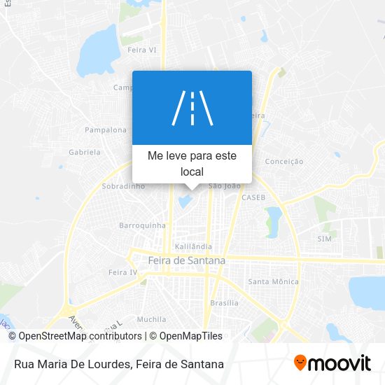 Rua Maria De Lourdes mapa