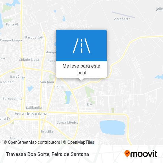 Travessa Boa Sorte mapa