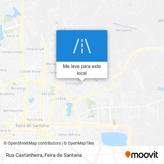 Rua Castanheira mapa