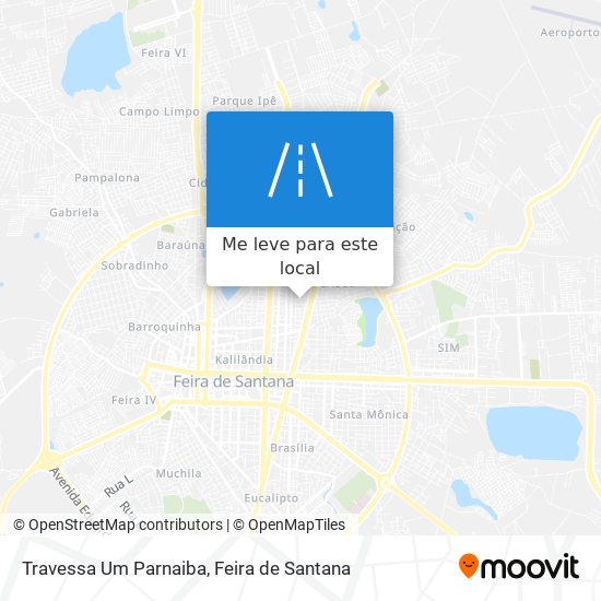 Travessa Um Parnaiba mapa