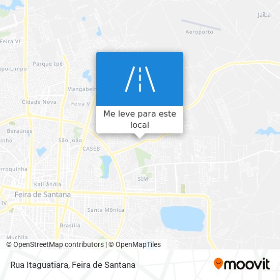 Rua Itaguatiara mapa