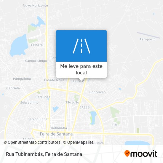 Rua Tubinambás mapa