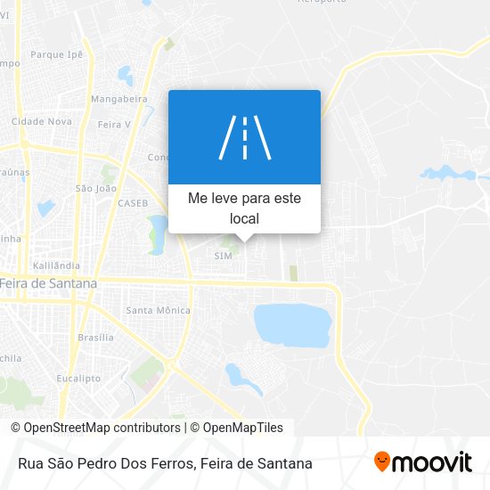 Rua São Pedro Dos Ferros mapa