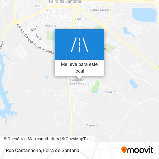 Rua Castanheira mapa