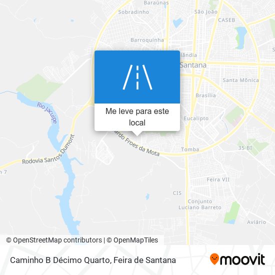 Caminho B Décimo Quarto mapa