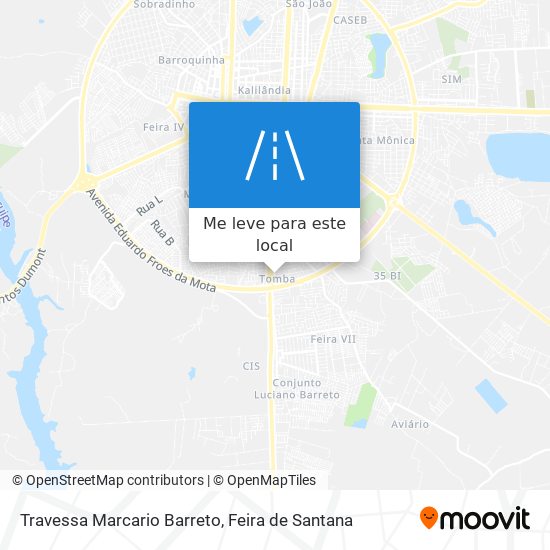 Travessa Marcario Barreto mapa