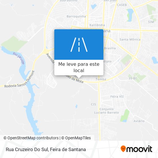Rua Cruzeiro Do Sul mapa