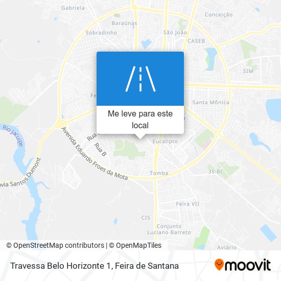 Travessa Belo Horizonte 1 mapa