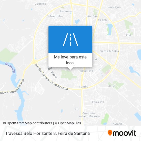 Travessa Belo Horizonte 8 mapa