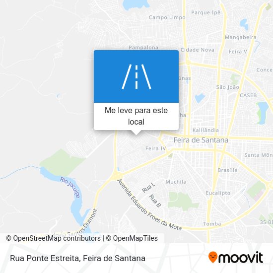 Rua Ponte Estreita mapa