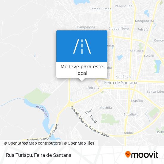 Rua Turiaçu mapa