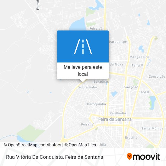 Rua Vitória Da Conquista mapa