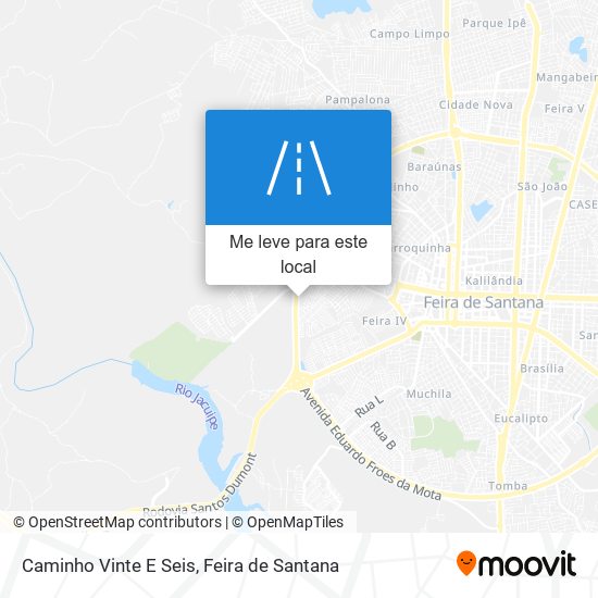 Caminho Vinte E Seis mapa