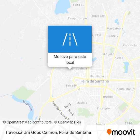 Travessa Um Goes Calmon mapa