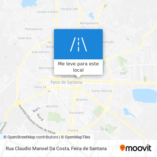 Rua Claudio Manoel Da Costa mapa