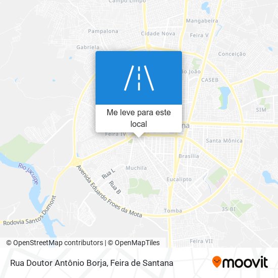 Rua Doutor Antônio Borja mapa