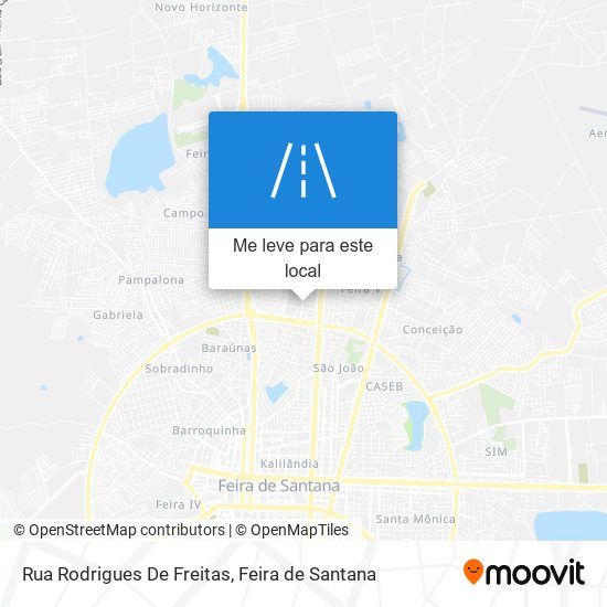 Rua Rodrigues De Freitas mapa