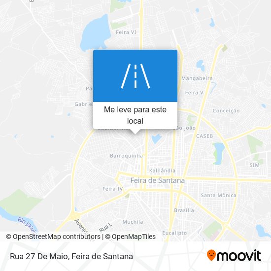 Rua 27 De Maio mapa